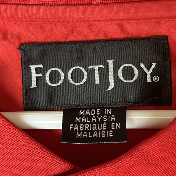 FootJoy Pullover Jacket Mens XL Golf Tour Collection Waterproof - Picture 5 of 12